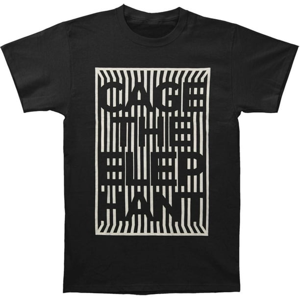 Cage The Elephant Logo Men's Black T-Shirt Size S to 3XL Cage The Elephant Logo Men's Black T-Shirt Size S to 3XL